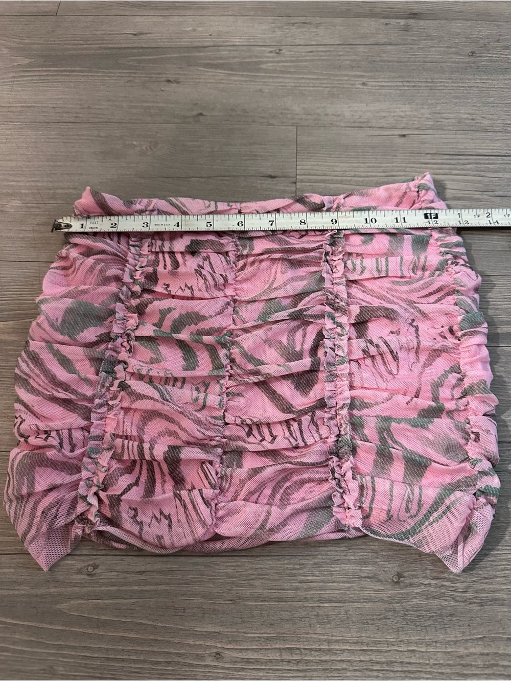 I.AM.GIA Pink Ruched Mini Skirt - Picture 5 of 6
